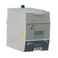 SOLAHD SDN-C SINGLE PHASE DIN POWER SUPPLY, 480W, 24V OUTPUT, 115-230VAC INPUT (SDN 20-24-100C(X))